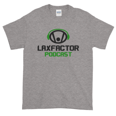 New LaxFactor Podcast Logo T-Shirt