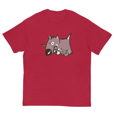 Lacrosse Dog T-Shirt (Gildan 5000 T-Shirt)